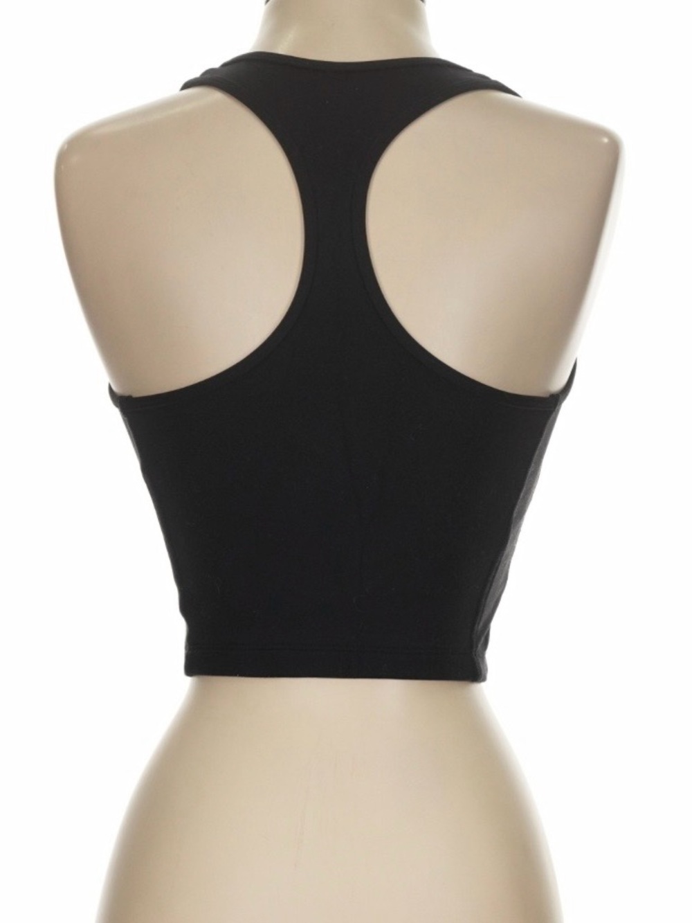 Sporty & Rich Active Black Scoop Neck Crop Tank Size XS - Picture 2 of 2